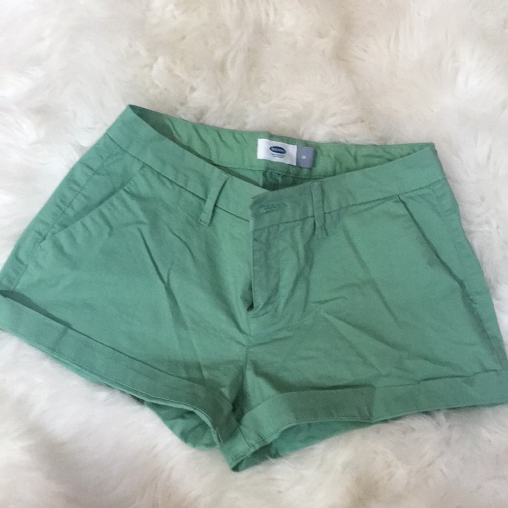 Green shorts